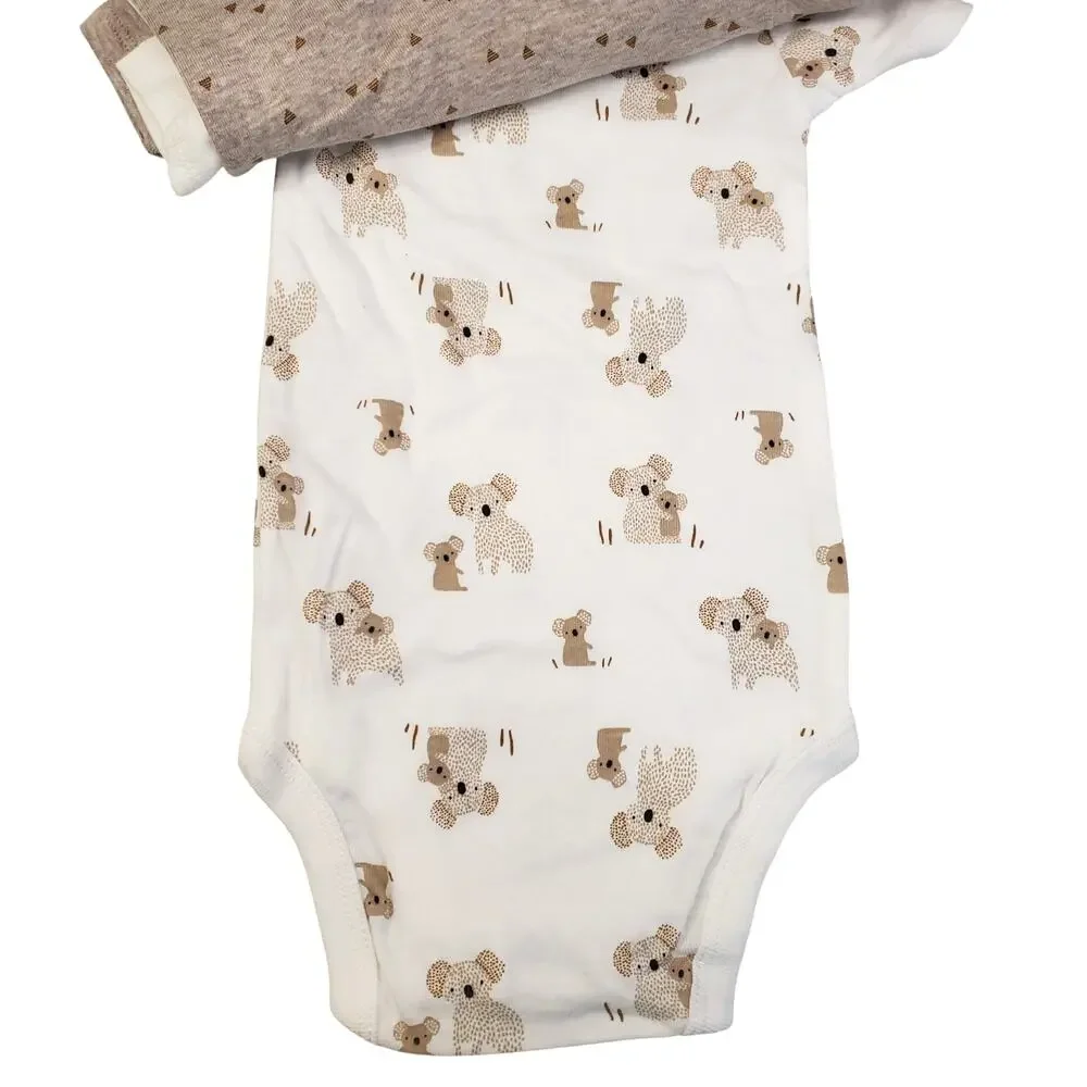 Carters Baby Boy Koala Body Suit 3 Piece 6-9 Months NEW Cotton